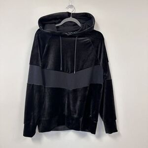 Marc New York Performance Black Velour Pullover Hoodie